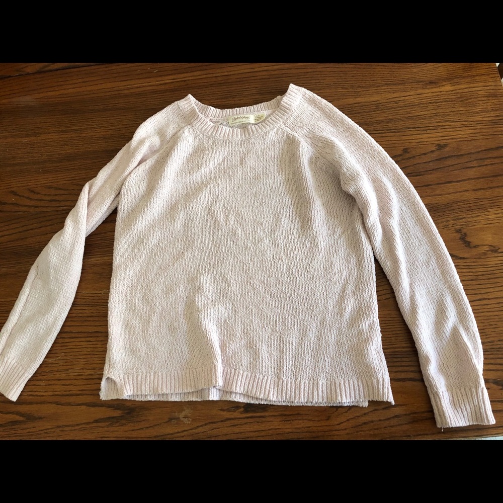 Light pink sparkly sweater